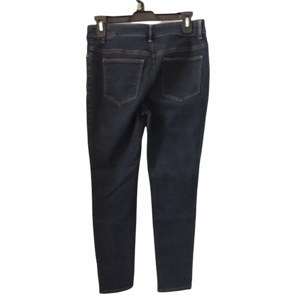 CHICO'S Platinum Dark Wash Skinny Jegging Size 00 (30 Waist) - Picture 2 of 3